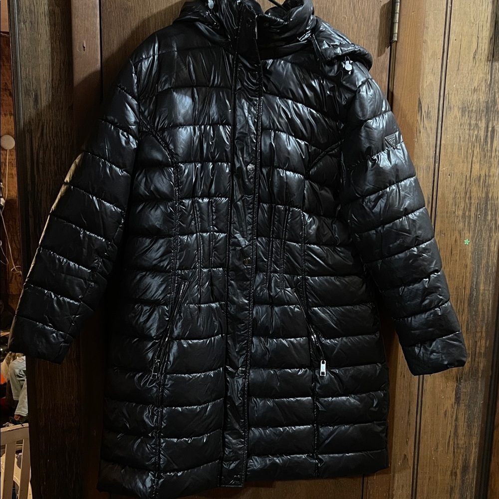 Guess Men's Black Puffer Jacket